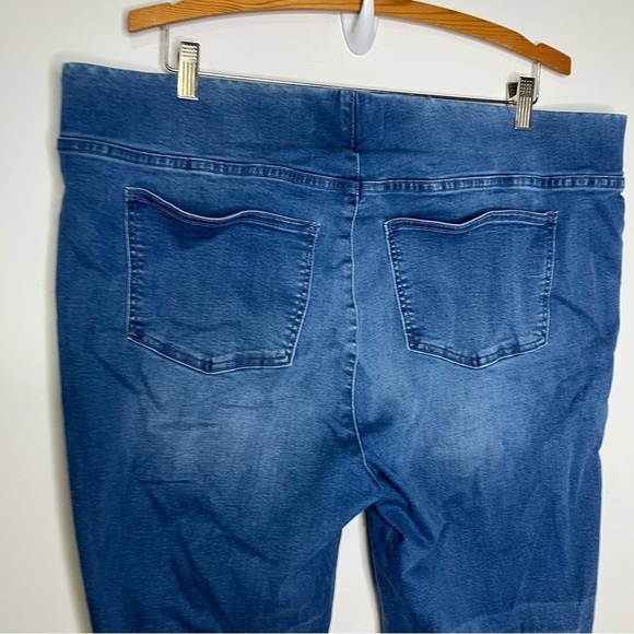 Soft surroundings denim flair pull on pants size 1X - Picture 5 of 8